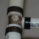 Pex pipe fitting with corrosions